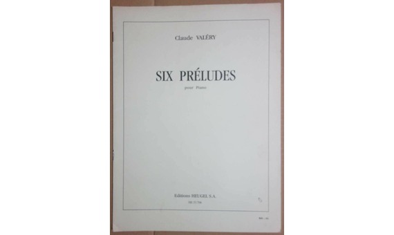 C.VALERY.- 6 Preludes (Piano)