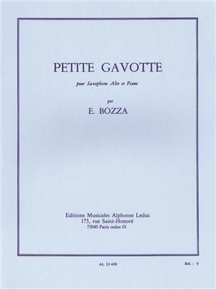 BOZZA E. - PETITE GAVOTTE -