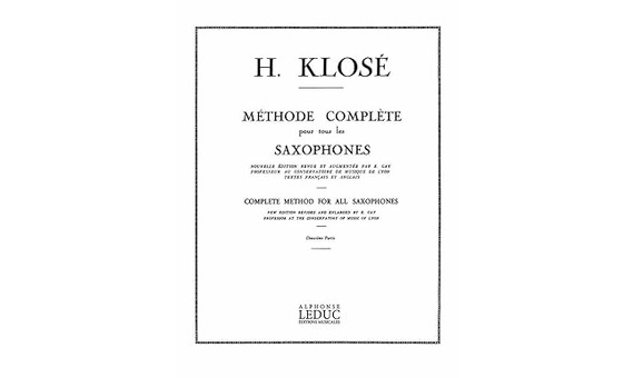 KLOSE H. - METODO COMPLETO V.2 -(SAXO)