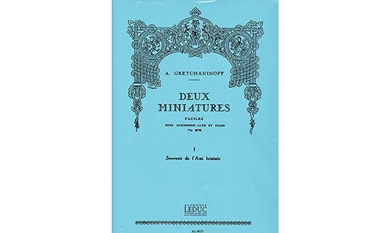GRETCHANINOFF A. - SOUVENIR DE L-AMI LOINTAIN DE MINITURAS - OP.145 Nº1