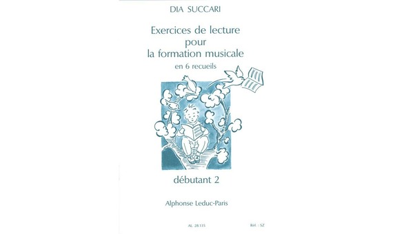 DIA SUCCARI.- Exercices De Lecture Pour La Formation Musicale- VOL 2 Debutant 2