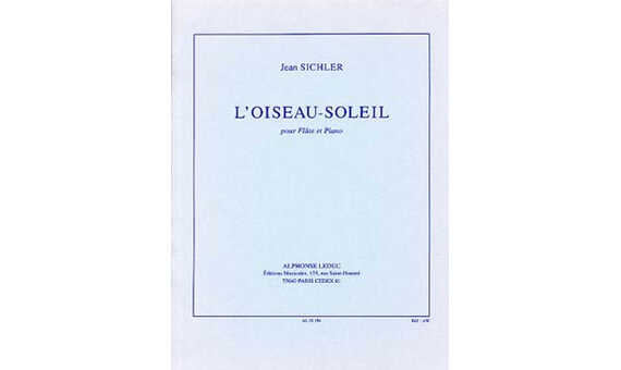 SICHLER J. - L`OISEAU-SOLEIL (FLAUTA Y PIANO)