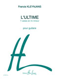 KLEYNJANS F. - L´ULTIME (7) VALSES EN MIm (GUI)