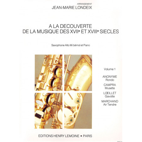 ALBUM - DECOUVERTE MUSIQUE SIECLE XVII-XVIII V.1 -
