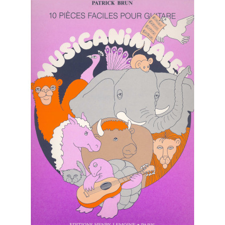 BRUN P. - MUSICANIMALES PIEZAS FACILES (10) -