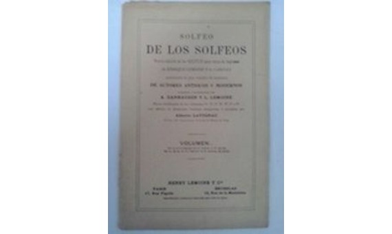 LEMOINE H. - SOLFEO DE LOS SOLFEOS V.3C (SA) -