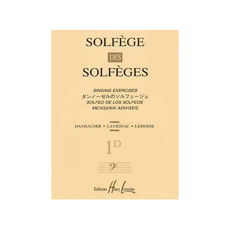 LEMOINE H. - SOLFEO DE LOS SOLFEOS V.1D (SA) -