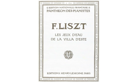 LISZT.- LES JEUX D´EAU DE LA VILLA D´ESTE (PIANO)