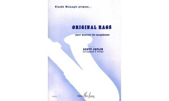JOPLIN S. - ORIGINAL RAGS (SC+PT) (SATB) (4S) -