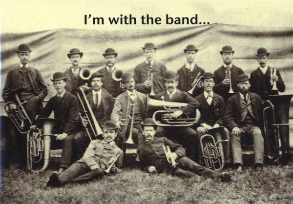 REGALO - TARJETA " I'm With The Band"