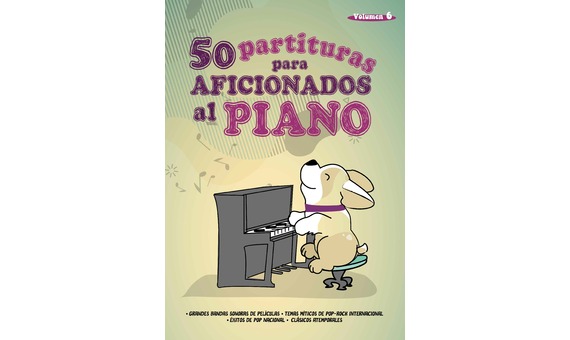 ALBUM - 50 PARTITURAS AFICIONADOS AL PIANO V.6