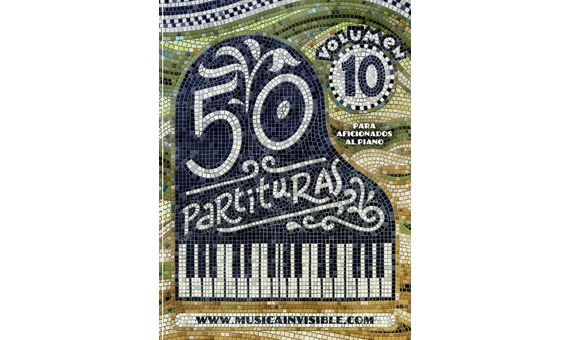 ALBUM - 50 PARTITURAS AFICIONADOS AL PIANO V.10