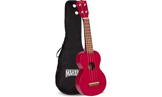 UKELELE SOPRANO - MAHALO MK1TRD KAHIKO " ROJO " +FUNDA