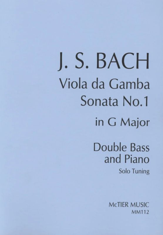 BACH J.S. - SONATA SOL M ORIGINAL DE VIOLA DE GAMBA -CB/P