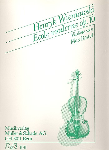 WIENIASKI H. - ESCUELA MODERNA OP.10
