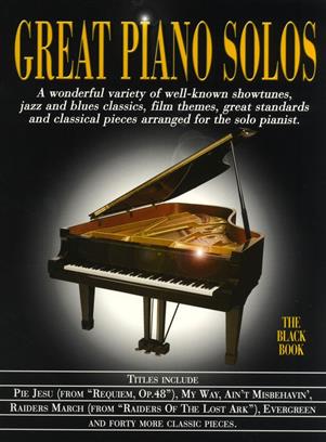 ALBUM - GREAT PIANO SOLOS (BLACK BOOK) -