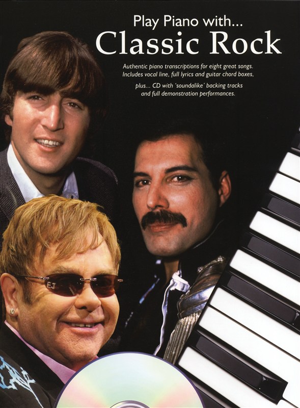 ALBUM - PLAY PIANO WITH CLASSIC ROCK +CD *DESCATALOGADO*