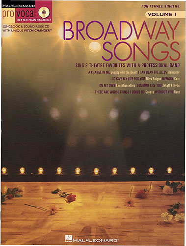 ALBUM - BROADWAY SONGS PRO VOCAL V.1 + CD (FEMALE-SINGER)