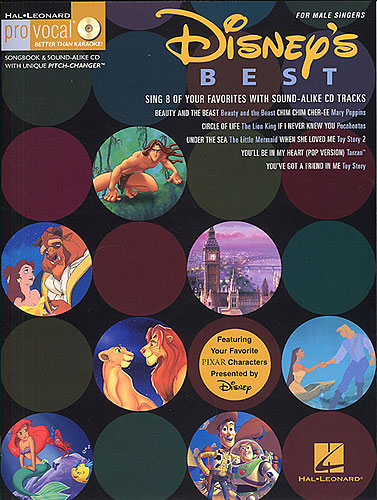 DISNEY W. - BEST FOR MALE SINGER PARA (CANTANTES MASCULINO) +CD