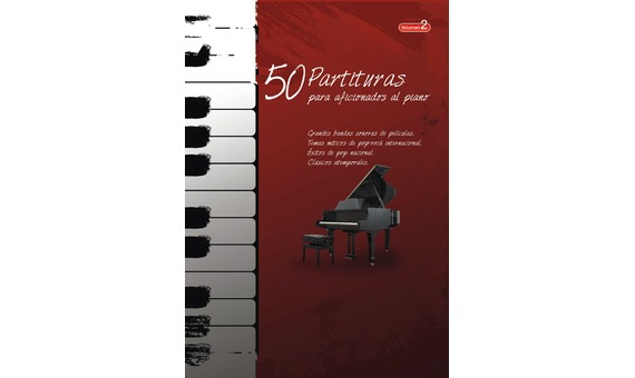ALBUM - 50 PARTITURAS AFICIONADOS AL PIANO V.2