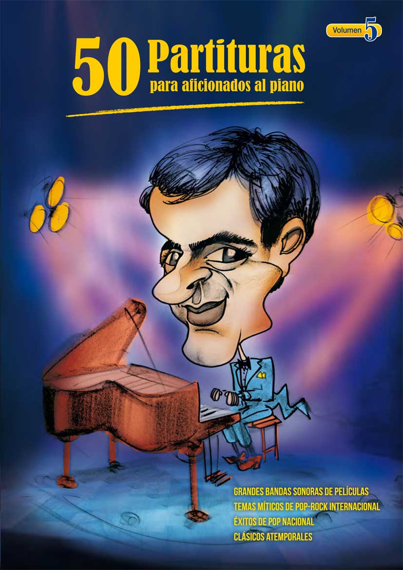 ALBUM - 50 PARTITURAS AFICIONADOS AL PIANO V.5