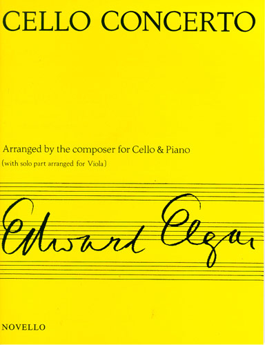ELGAR E. - CONCIERTO (ORIGINAL PARA CELLO) -