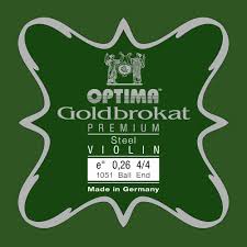 CUERDA VIOLIN - OPTIMA GOLDBROCAT PREMIUN 1º MI-E - ACERO BOLA