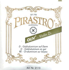 CUERDA VIOLIN - PIRASTRO OLIVE 3º D-RE 211341 / TRIPA-ORO-ALUMINIO