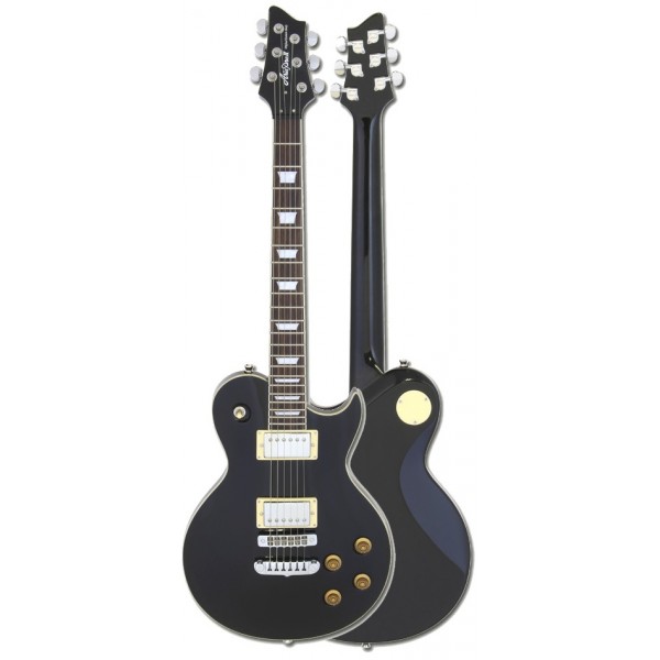 GUITARRA ELECTRICA - ARIA PE-350 NEGRA LES PAUL