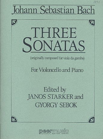 BACH J.S. - SONATAS VIOLONCHELO Y PIANO (3)