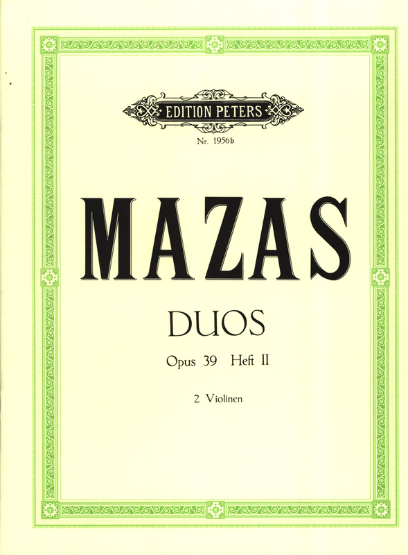 MAZAS J.F. - DUOS V.2 (6) - OP.39