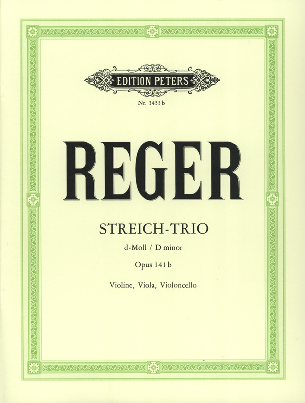 REGER M. - TRIO RE m (PT) V/VA/VC - OP.141B