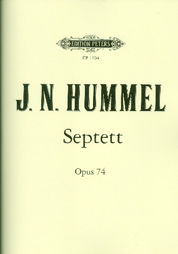 HUMMEL J.N. - SEPTETO RE m FL/OB/TR/VA/VC/CB/P - OP.74