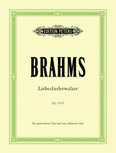 BRAHMS J. - LIEBESLIEDER C/P4M - OP.52/65