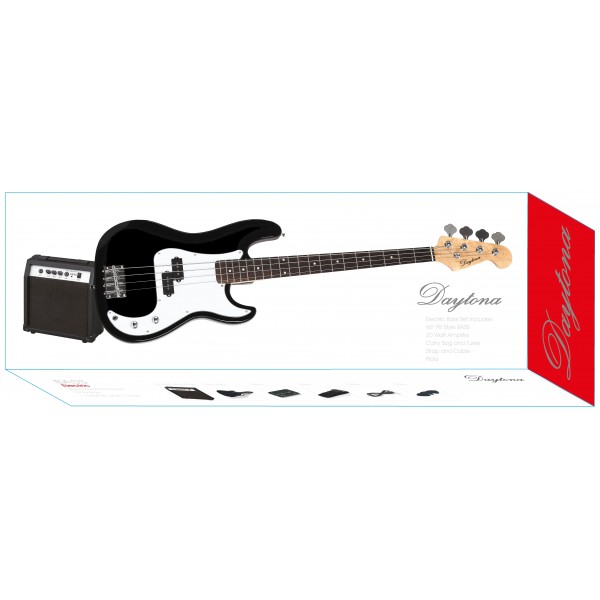 PACK BAJO ELECTRICO - DAYTONA TIPO PRECISSION NEGRO