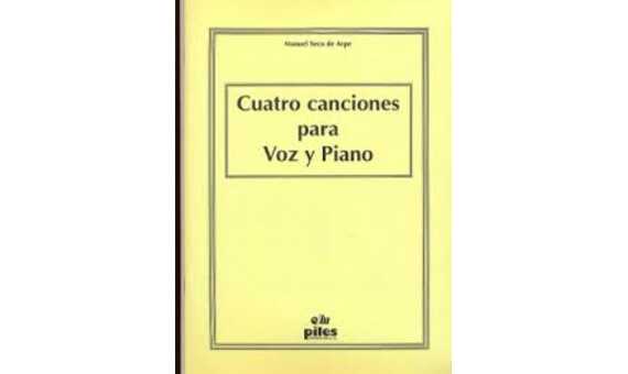 SECO DE ARPE M. - CUATRO CANCIONES PARA VOZ Y PIANO