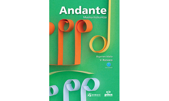 RONCERO V. - ANDANTE V.2 MUSIKA-HIZKUNTZA + CD *EUSKERA*