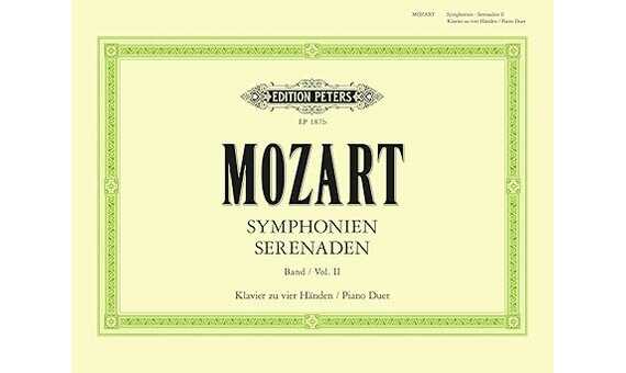 MOZART W.A - SINFONIAS / SERENATAS V.2 (PIANO 4 MANOS)