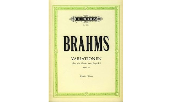 BRAHMS J. - VARIACIONES SOBRE TEMA DE PAGANINI - OP.35