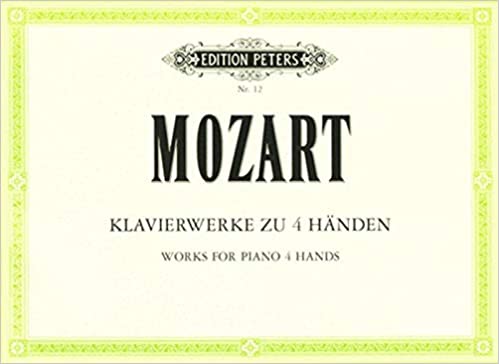 MOZART W.A. - COMPOSICIONES ORIGINALES - PIANO 4 MANOS