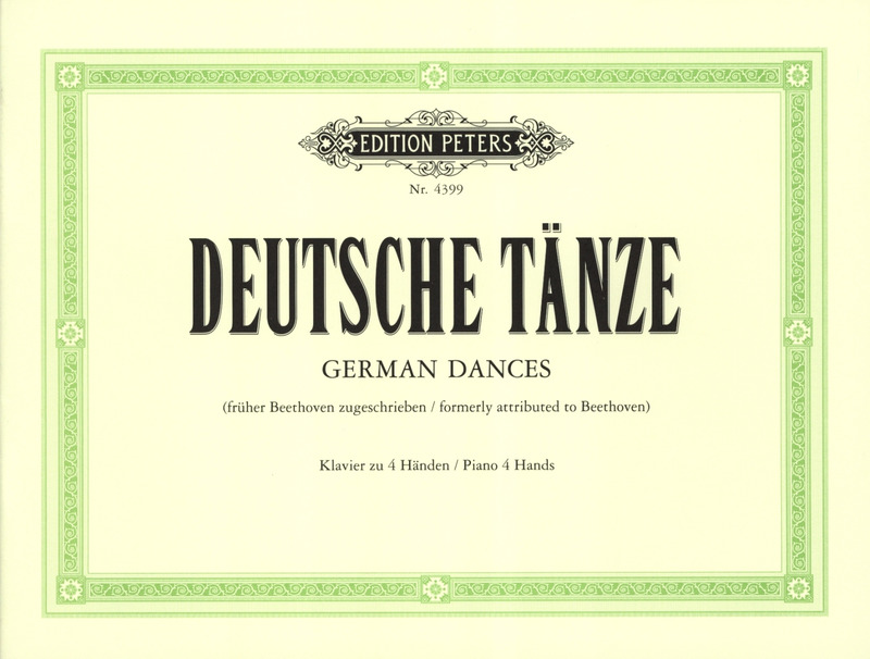 BEETHOVEN L.V. - DANZAS ALEMANAS (PIANO 4 MANOS)