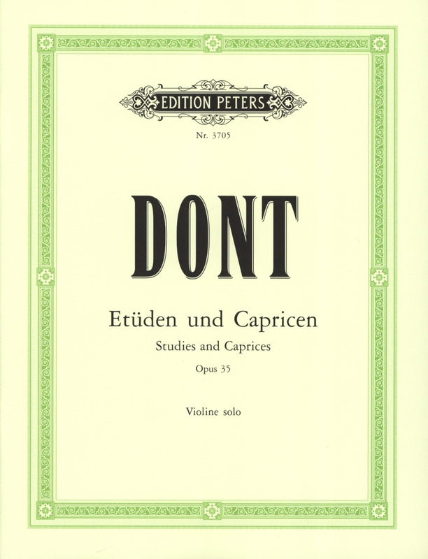 DONT J. - ESTUDIOS CAPRICHOS (24) - OP.35