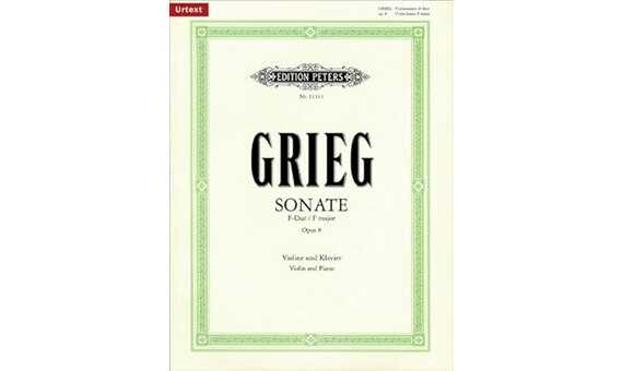 GRIEG E. - SONATA Nº1 FA M (V) - OP.8