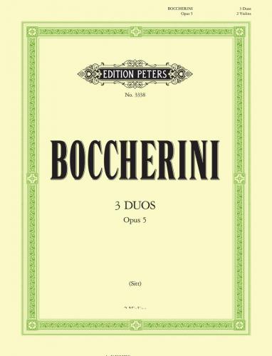 BOCCHERINI L. - DUOS (3) OP.5