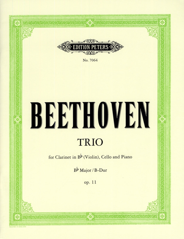 BEETHOVEN L.V. - TRIO Nº4 SIb M (SC+PT) V(CL)/VCP - OP.11