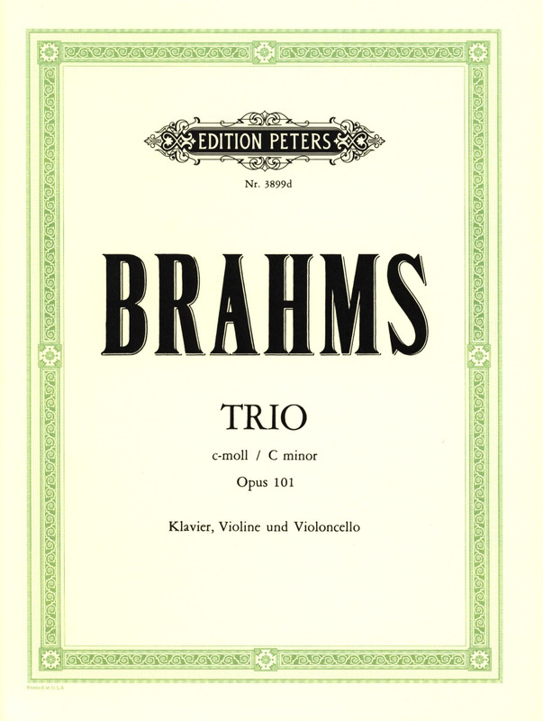 BRAHMS J. - TRIO Nº4 DO m (SC+PT) V/VCP - OP.101