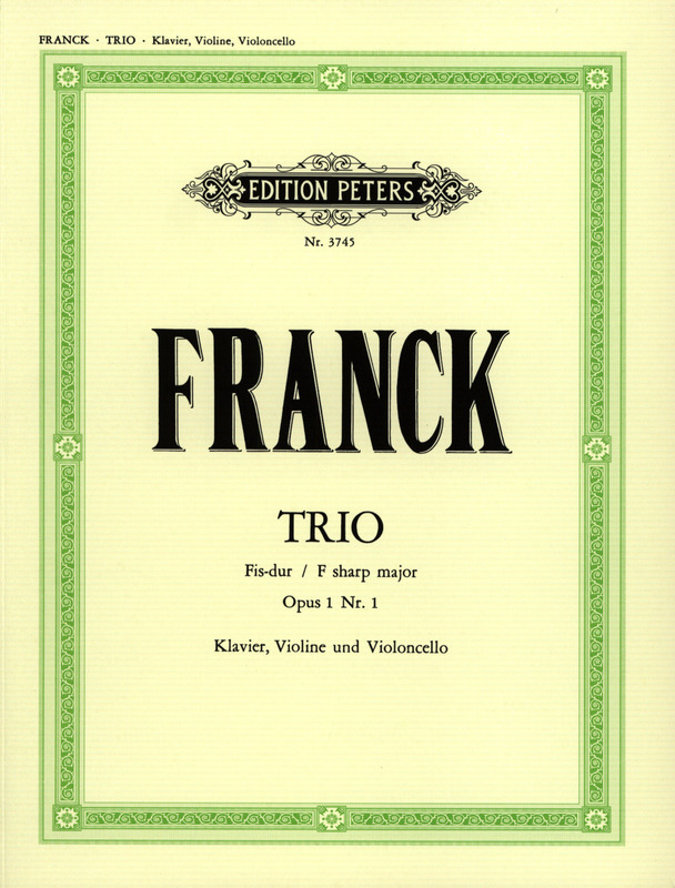 FRANCK C. - TRIO Nº1 FA# m (SC+PT) V/VCP - OP.1