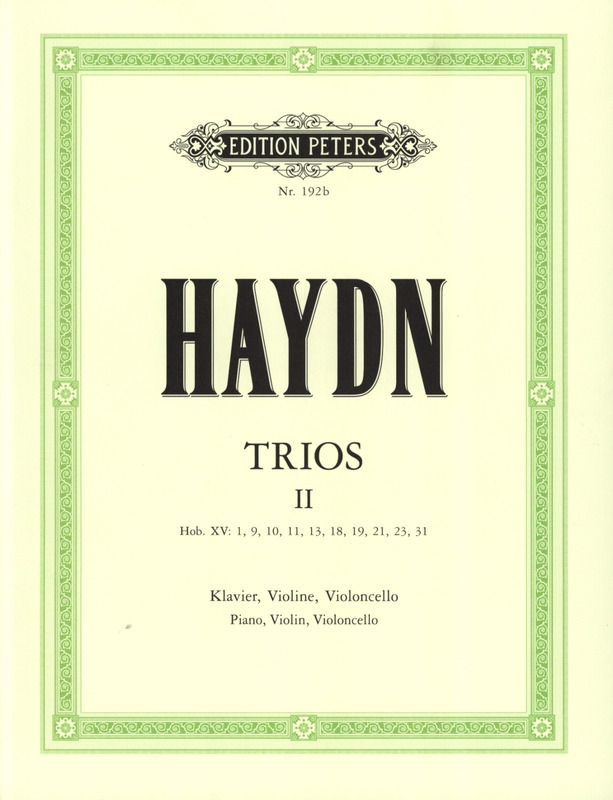 HAYDN J. - TRIOS V.2 (SC+PT) V/VCP -