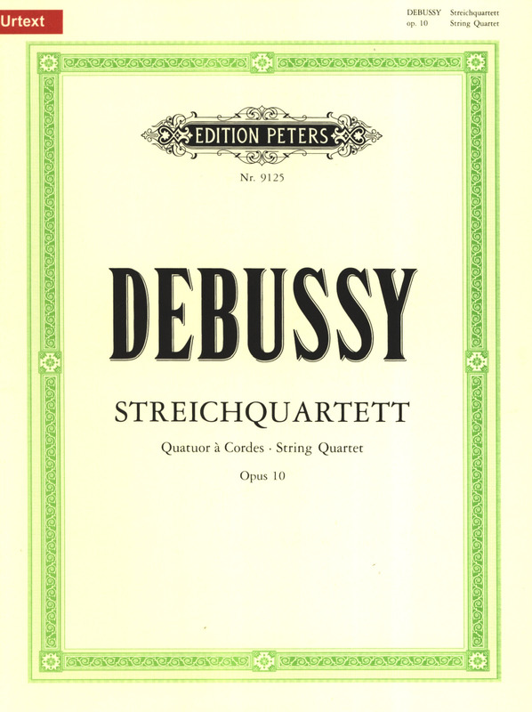 DEBUSSY C. - CUARTETO (PT) 2V/VA/VC - OP.10