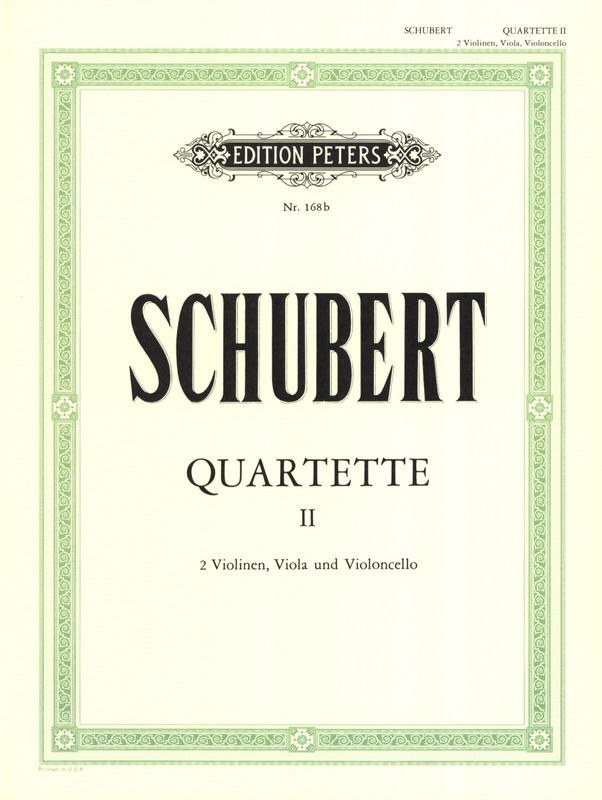 SCHUBERT F. - CUARTETOS V.2 (PT) 2V/VA/VC -